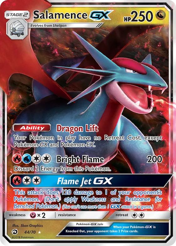 Salamence-GX #44 – Dragon Majesty