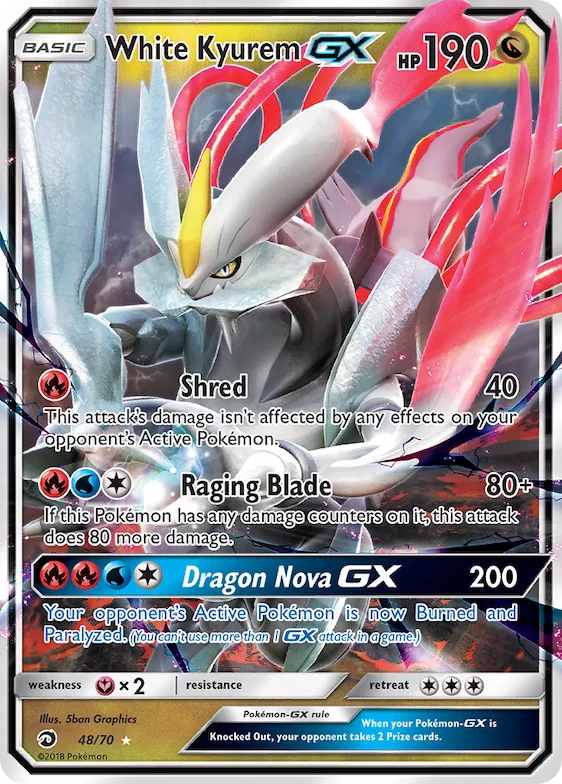 Kyurem Blanc GX 48 – Majesté Des Dragons