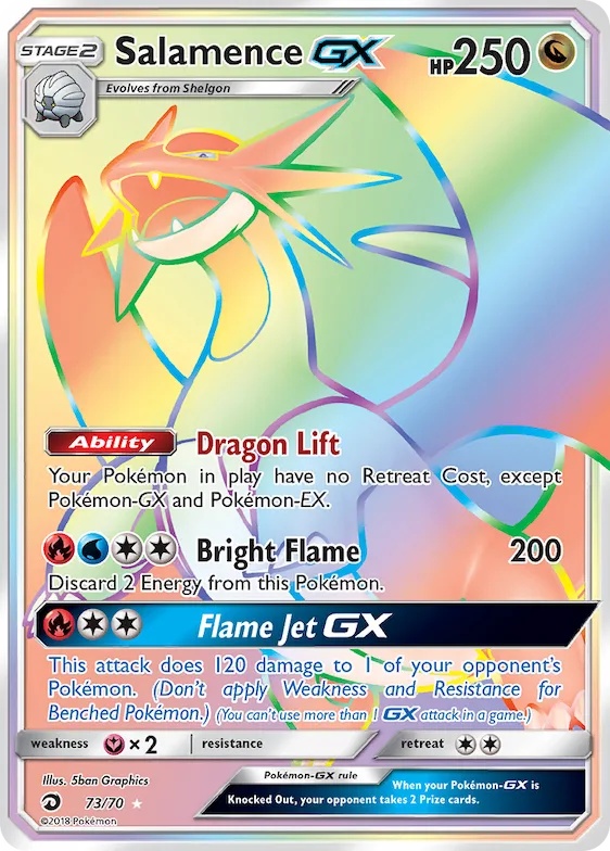 Salamence-GX #73 – Dragon Majesty
