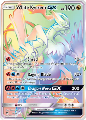 White Kyurem-GX #74 – Dragon Majesty
