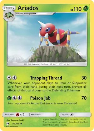 Ariados #10 – SM - Lost Thunder