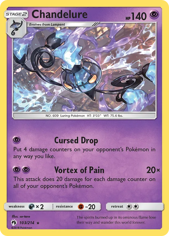 Chandelure #103 – SM - Lost Thunder