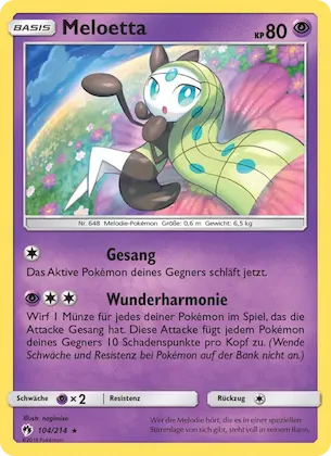 Meloetta Nr. 104 – Echo des Donners