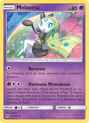 Meloetta n° 104 – Tonnerre Perdu