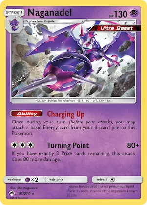 Naganadel #108 – SM - Lost Thunder