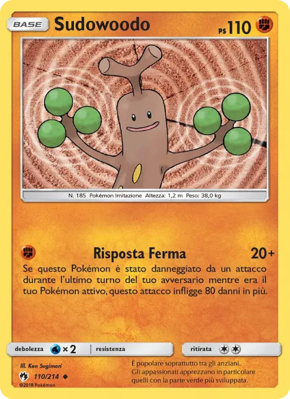 Sudowoodo 110 – Tuoni Perduti