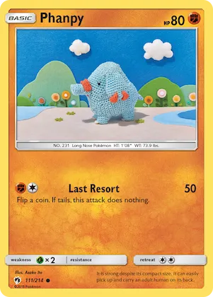 Phanpy #111 – SM - Lost Thunder