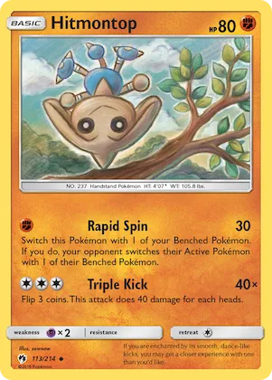 Hitmontop #113 – SM - Lost Thunder