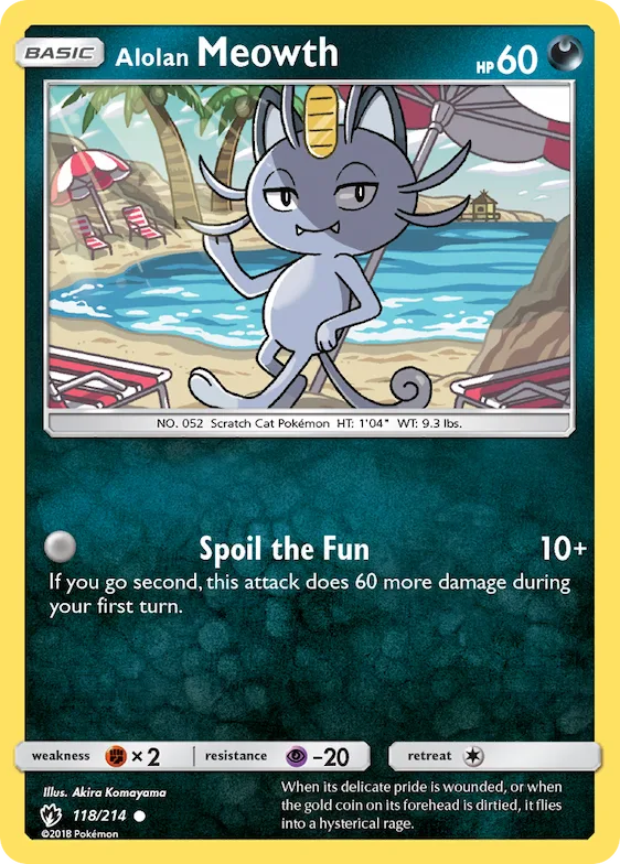 Meowth de Alola 118 – Trovões Perdidos