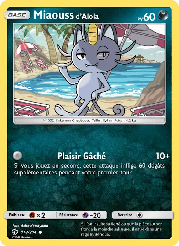 Miaouss d’Alola 118 – Tonnerre Perdu