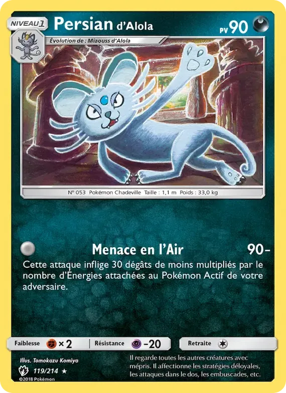 Persian d’Alola 119 – Tonnerre Perdu