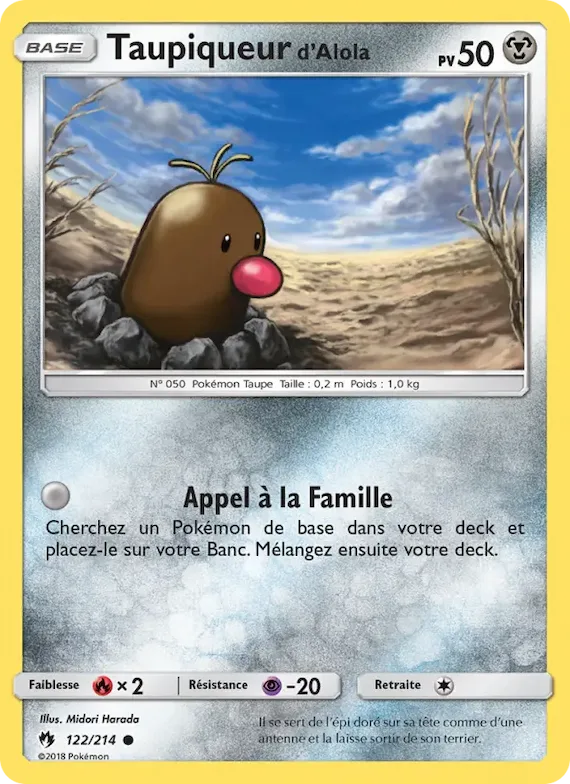 Taupiqueur d’Alola 122 – Tonnerre Perdu
