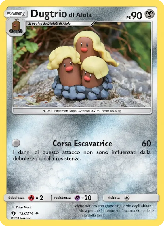 Dugtrio di Alola 123 – Tuoni Perduti