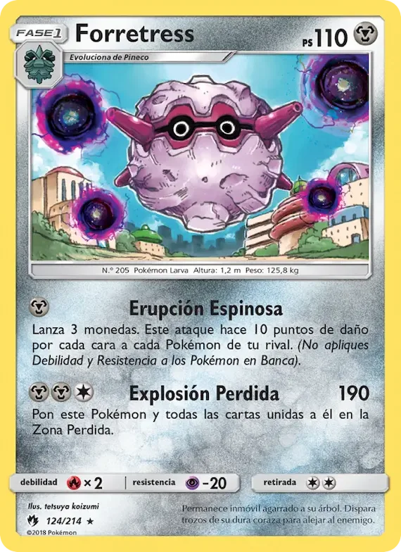 Forretress 124 – Truenos Perdidos