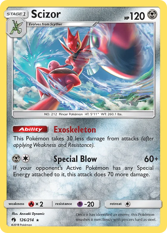Scizor #126 – SM - Lost Thunder