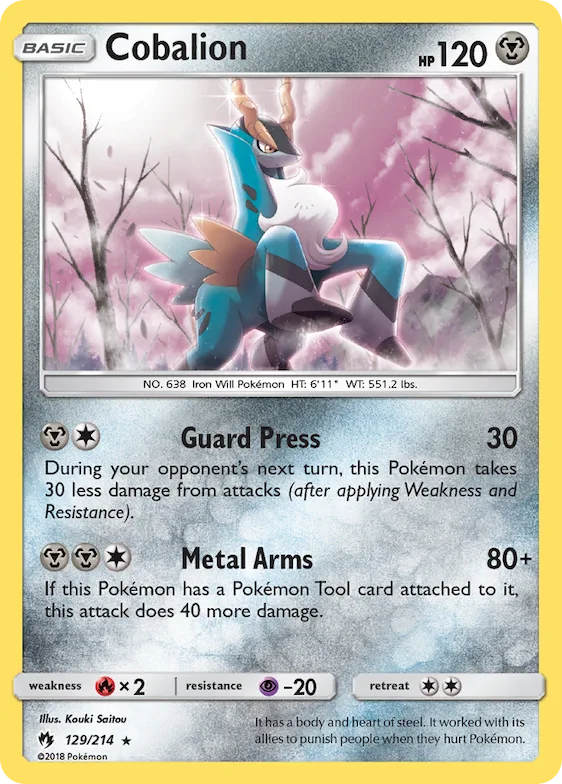 Cobalion #129 – SM - Lost Thunder