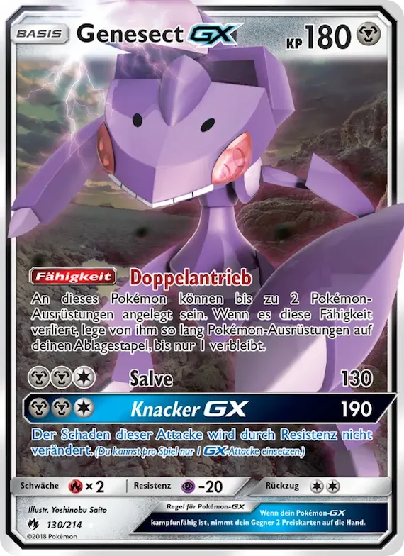 Genesect GX 130 – Echo des Donners