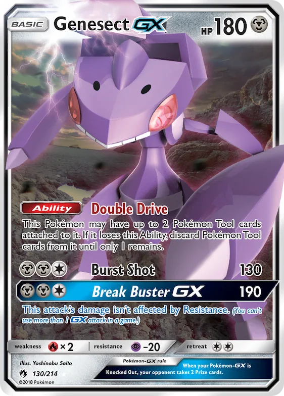 Genesect-GX #130 – SM - Lost Thunder
