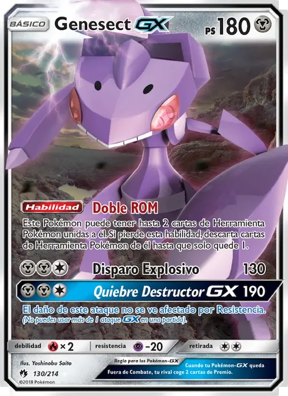 Genesect GX 130 – Truenos Perdidos