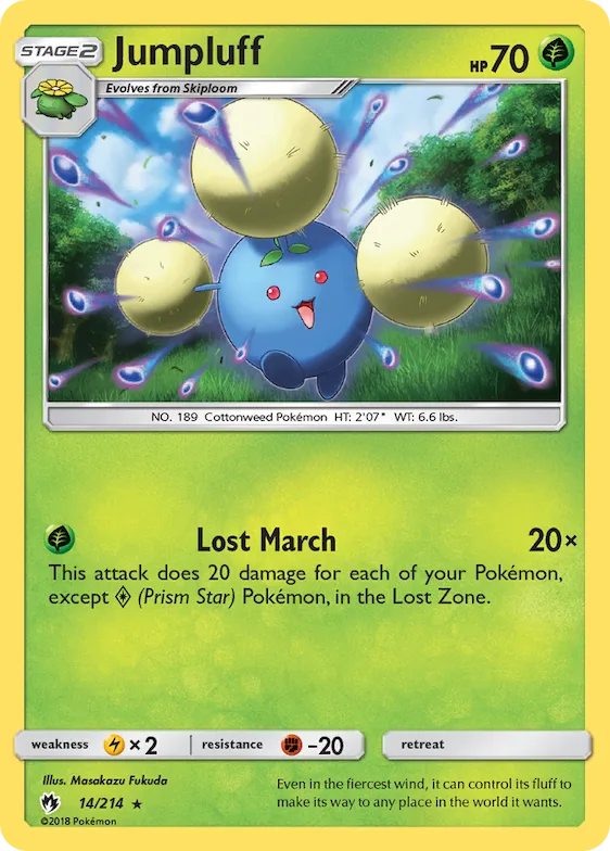 Jumpluff #14 – SM - Lost Thunder