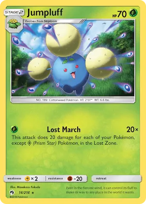 Jumpluff #14 – SM - Lost Thunder