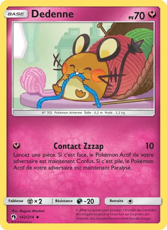 Dedenne 142 – Tonnerre Perdu