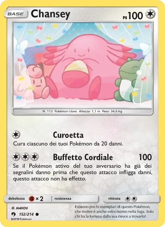 Chansey 152 – Tuoni Perduti