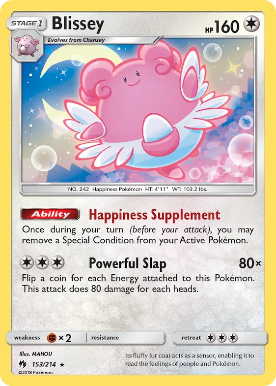 Blissey #153 – SM - Lost Thunder