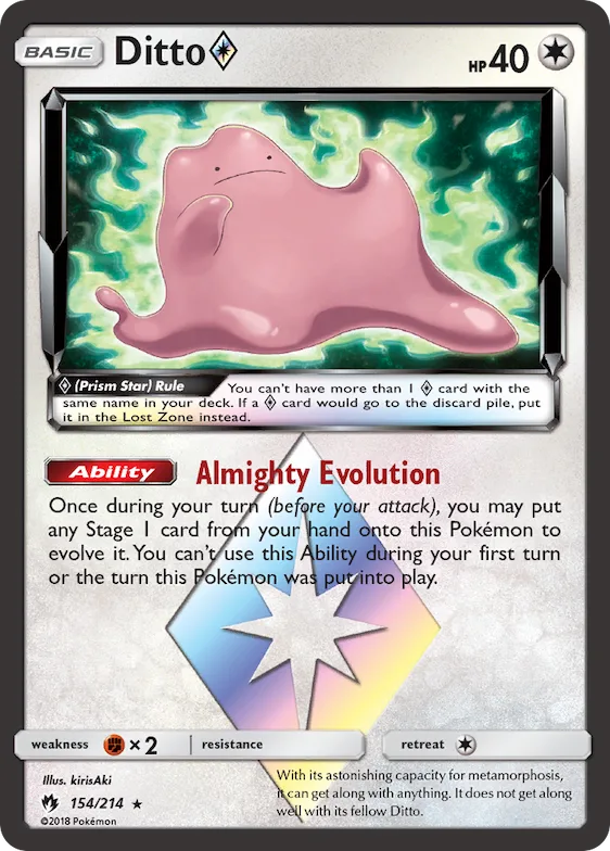 Ditto ◇ #154 – SM - Lost Thunder