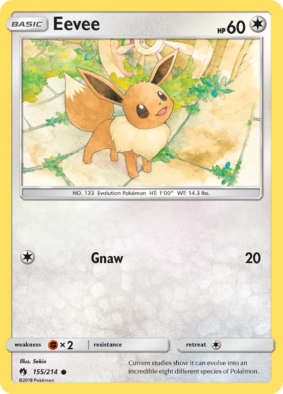 Eevee #155 – SM - Lost Thunder