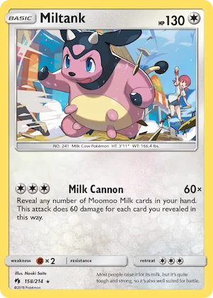 Miltank #158 – SM - Lost Thunder