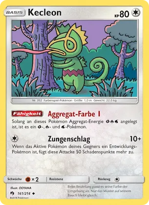 Kecleon Nr. 161 – Echo des Donners