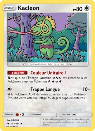 Kecleon n° 161 – Tonnerre Perdu