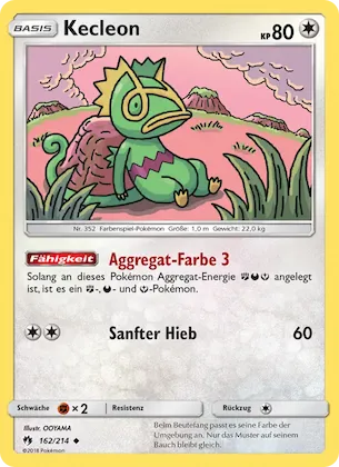 Kecleon Nr. 162 – Echo des Donners