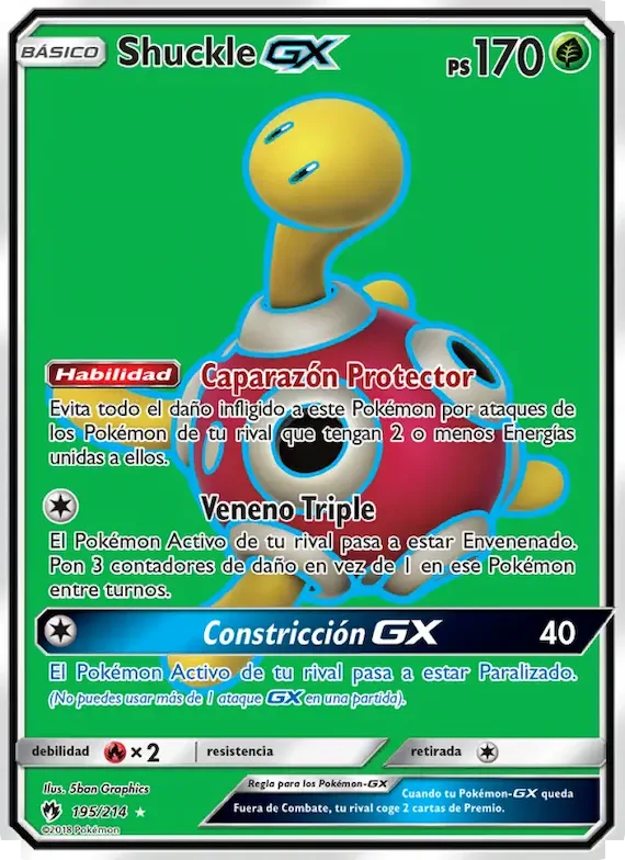 Shuckle GX 195 – Truenos Perdidos