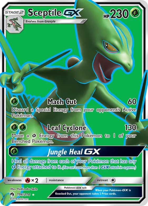 Sceptile-GX #196 – SM - Lost Thunder