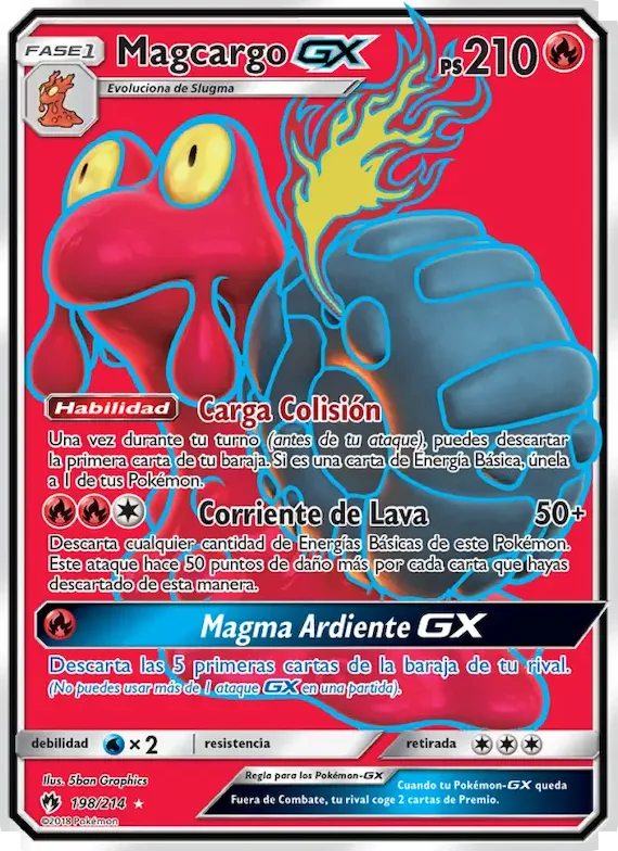 Magcargo GX 198 – Truenos Perdidos