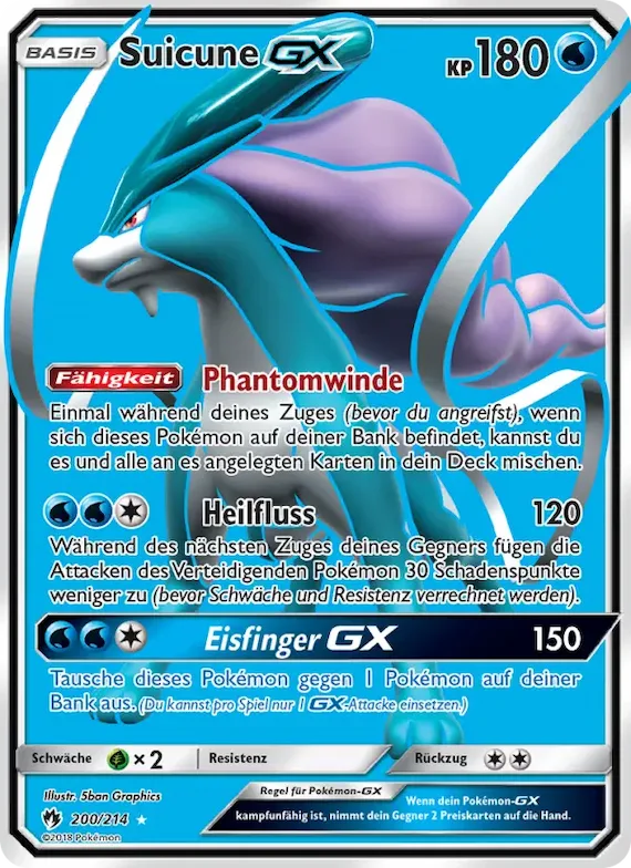 Suicune GX 200 – Echo des Donners