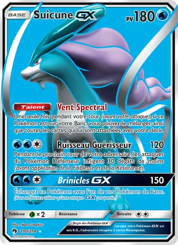 Suicune GX 200 – Tonnerre Perdu