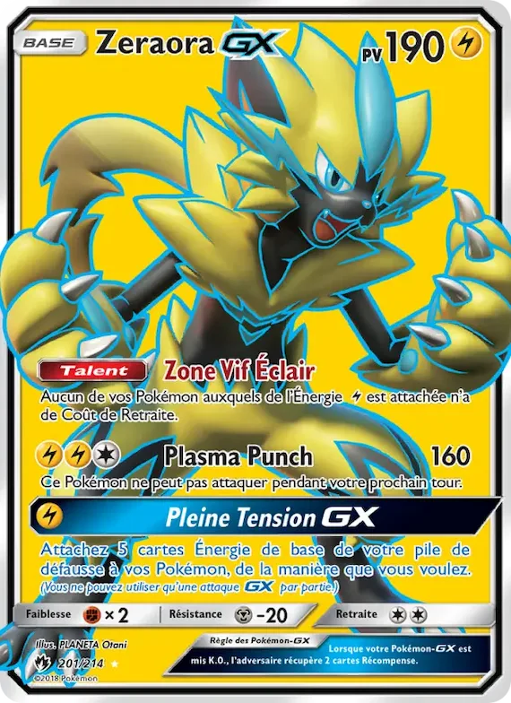 Zeraora GX 201 – Tonnerre Perdu