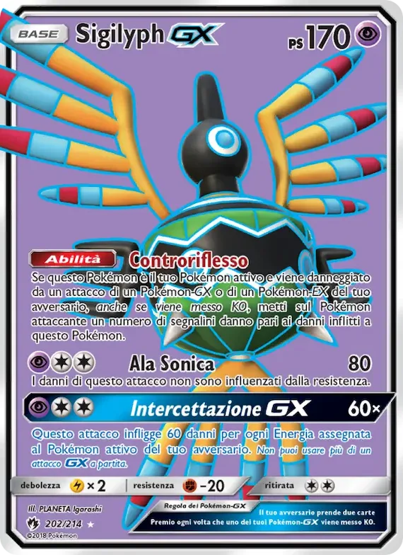 Sigilyph GX 202 – Tuoni Perduti