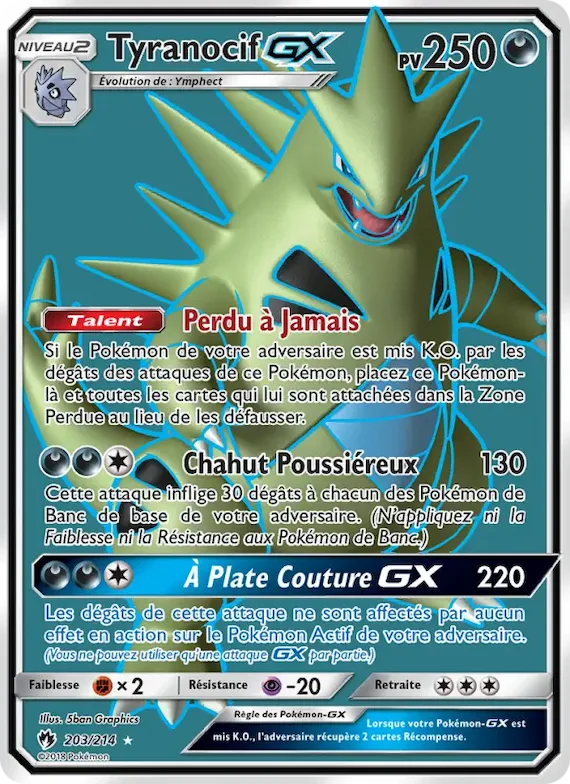 Tyranocif GX 203 – Tonnerre Perdu