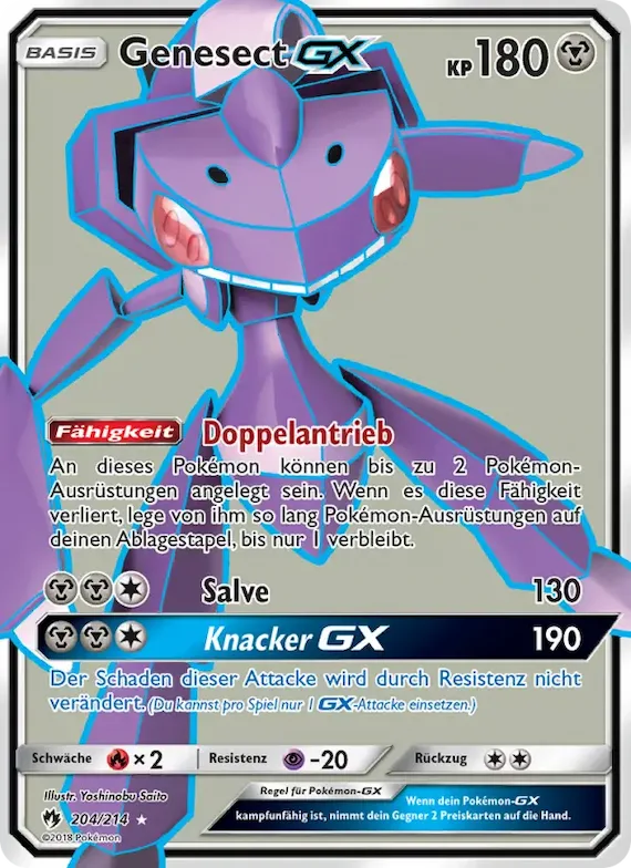 Genesect GX 204 – Echo des Donners