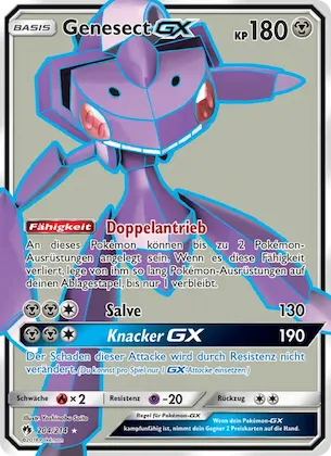 Genesect GX Nr. 204 – Echo des Donners
