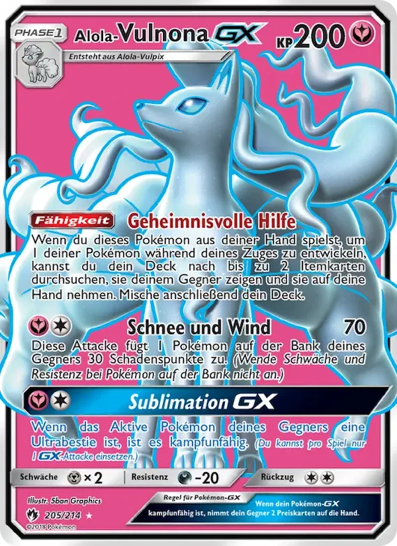 Alola Vulnona GX 205 – Echo des Donners
