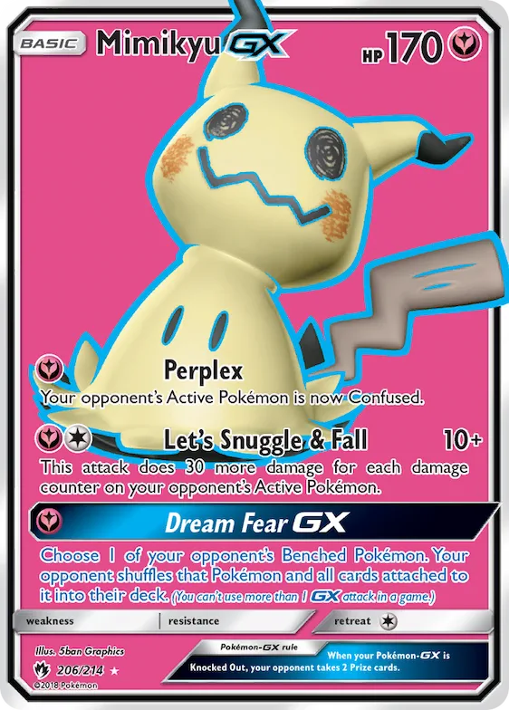 Mimikyu-GX #206 – SM - Lost Thunder