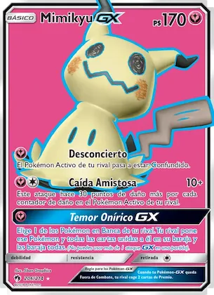 Mimikyu GX 206 – Truenos Perdidos