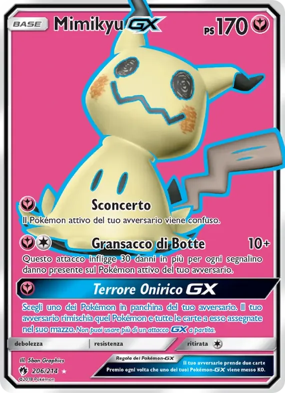 Mimikyu GX 206 – Tuoni Perduti