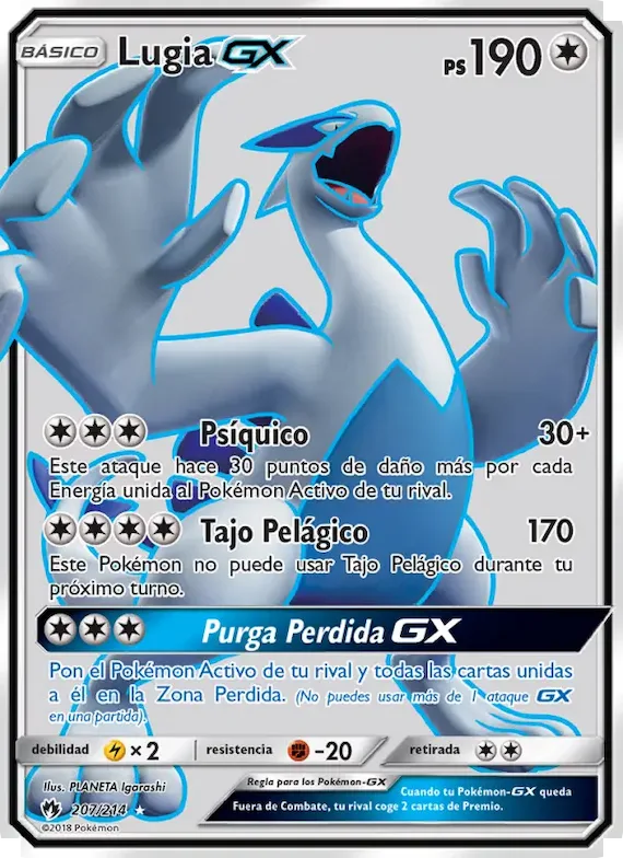 Lugia GX 207 – Truenos Perdidos