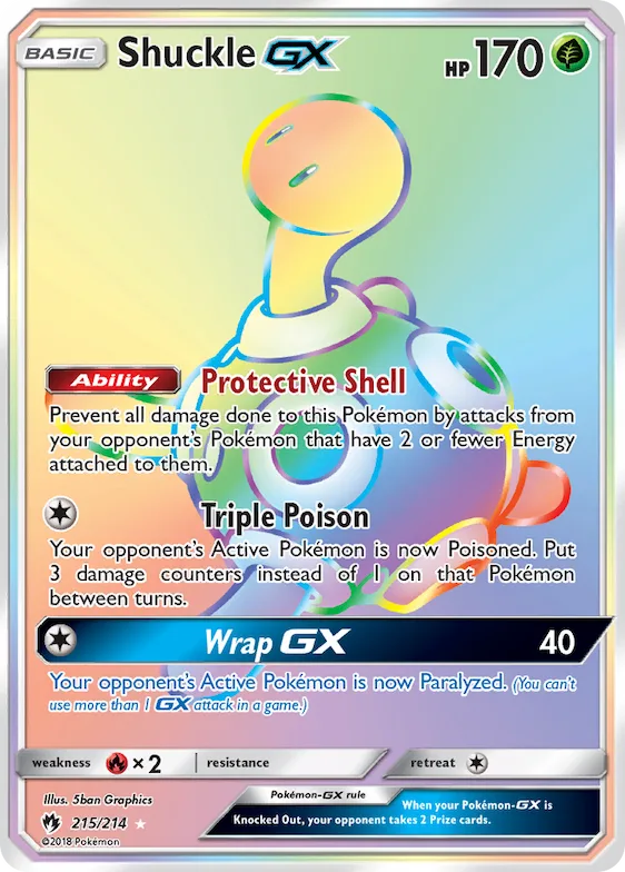 Shuckle-GX #215 – SM - Lost Thunder